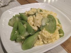丝瓜炒蛋-台北楚楚园馅饼粥(虹桥南丰城店)