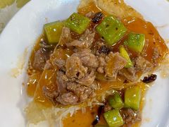 煎米粉配凉瓜牛肉-东来海鲜酒家