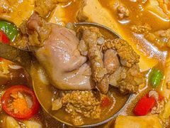 砂锅鱼籽鱼泡烧豆腐-蜜桃餐厅·伴山(绿宝广场店)