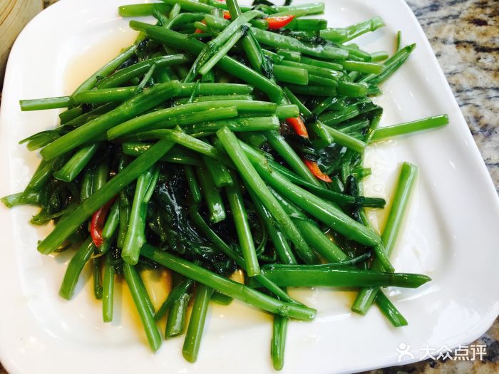 查厘士(江宁店)虾酱空心菜图片 - 第1张