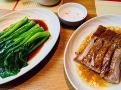 白灼菜心-荣家黄鱼面(南京西路店)