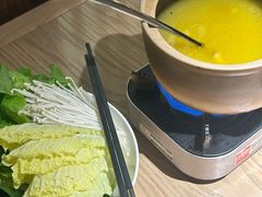 鸡汤青菜打边炉-火候轩品质湘菜·私厨(市府店)