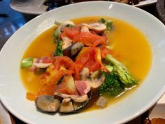 上汤西兰花-绿茶餐厅(崇文门新世界店)