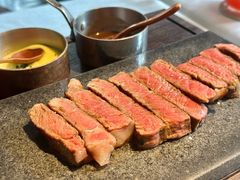 炭烤谷饲500天和牛M6战斧牛排-弦月窗LUNETTE BY AMANDA(复兴路店)