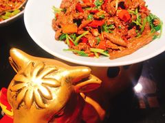 28秒爆炒黄牛肉-望湘园·洞庭渔宴(浦江欢乐颂店)