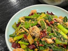 鱼籽鱼泡炒大蒜-绍兴名菜馆(可乐路店)