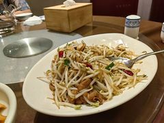 韭菜豆芽炒肉-福来齐·鲁菜海鲜·渔家菜(朝阳街分店)