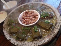 铁板野菜豆腐-农厨好味·温泉鹅·农家菜