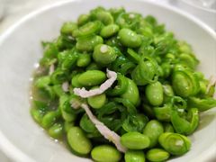 毛豆炒肉-红色湘菜馆(春风店)