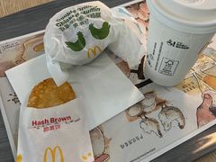 双层板烧鸡腿汉堡-麦当劳(萧山国际机场T3航站楼店)