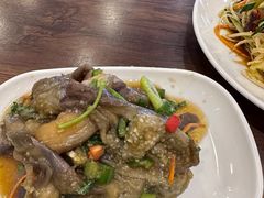 自制蒜茄子-长城东北菜(新港西路店)