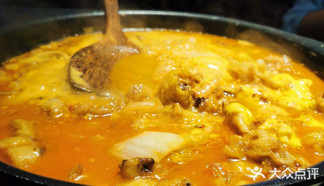 这里的芝士泡菜牛蛙～推荐