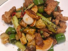 翠绿椒香爆牛蛙-火齐潮汕砂锅粥(五道口店)