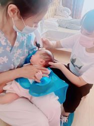 -慧婴轩婴儿理胎发胎毛笔胎毛画手足印(通州店)