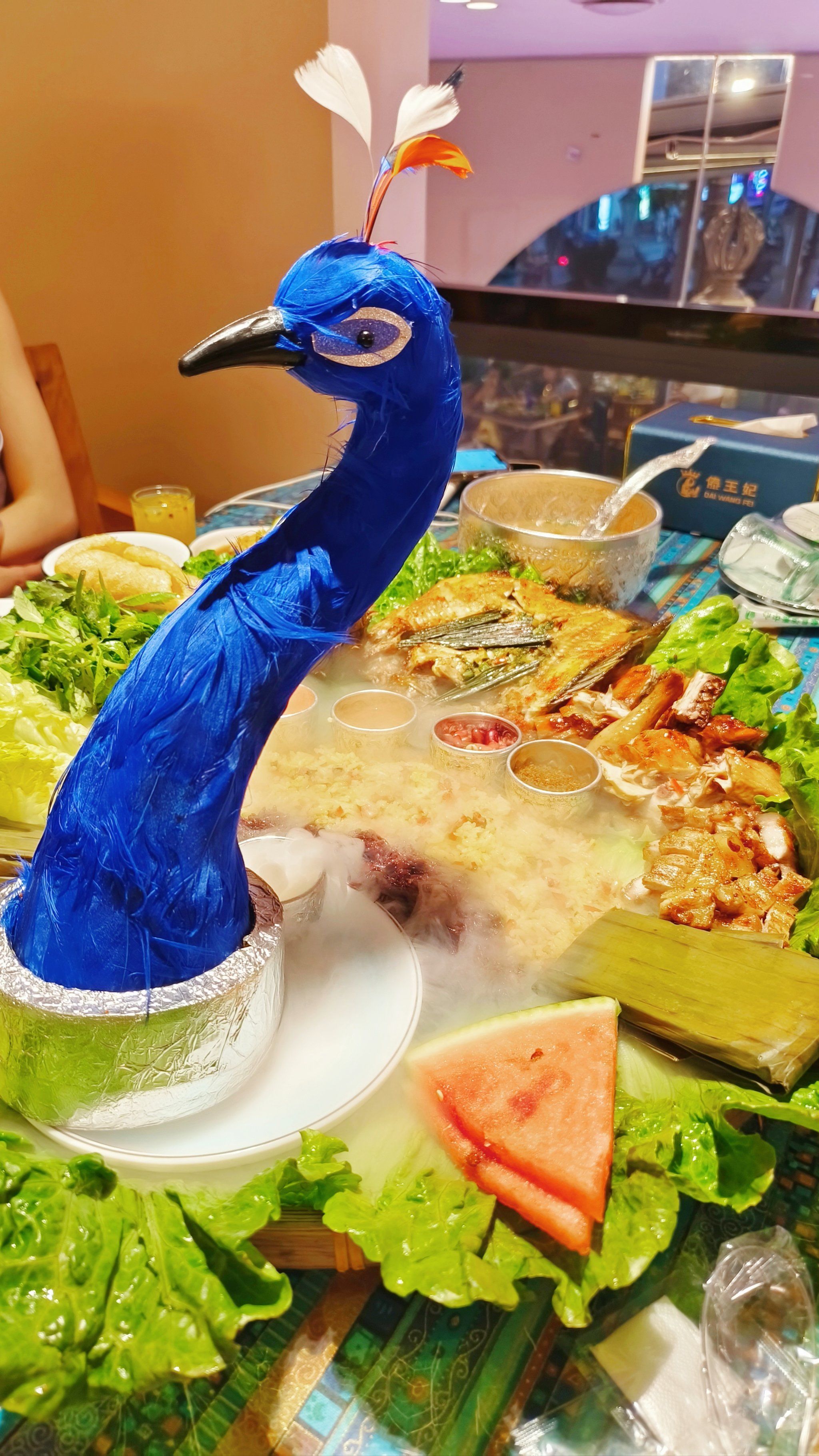 太爱版纳的孔雀宴啦!