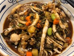 雪菜鱿鱼面-爱家面馆(常州总店)