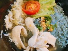-蝶豆花蓝面条