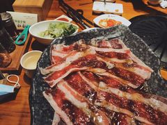调味牛五花-万兴佳烤肉·长白山老味道(东岸里店)