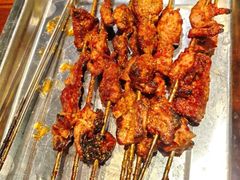 生烤羊肉串-沙力海西北特色美食烤肉店(北门坡店)