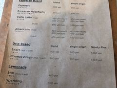 菜单-% Arabica(京都东山店)