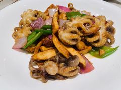 酱爆爽口八爪鱼-稻香酒家·33年老字号·港式粤菜(富邦中心店)