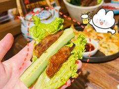 -明洞阿姨·韩式酱蟹烤肉·创意料理(三元桥店)