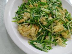 蒜苗炒鸡蛋-新罗饭店