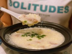 牛肉片鸡蛋粥-十三道烧烤(保利西街店)