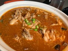 青花椒牛蛙砂锅-红盔甲·小龙虾(人民广场店)