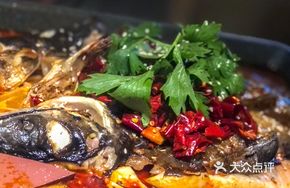 Spicy Blood Sausage Grilled Fish