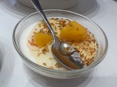 自制杏仁豆腐-天龙宝严素食馆(大兴善寺店)