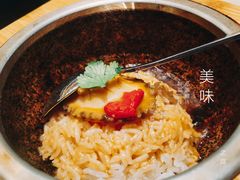 石锅香米烧鲍鱼-无锡中央车站假日酒店·中餐厅