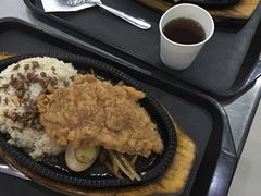 梅子鸡排铁板饭-南通大学-食堂
