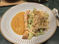 煎三文鱼花菜南瓜酱色拉-BAKER&SPICE(环贸店)
