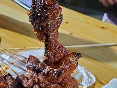 -劳动公园新疆人烤腰子