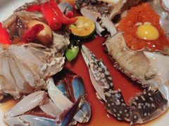 草家招牌酱油蟹-草家酱蟹炭火烤肉店(珲春南路一店)