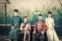 -时光纪亲子全家福照相馆(静安店母女写真父母纪念照)