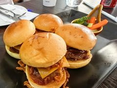 美式烧烤迷你汉堡-bluefrog蓝蛙(世茂店)