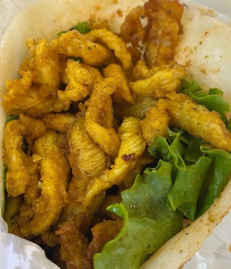 超爱的香酥鸡柳卷饼