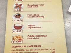 菜单-Tarihi Sultanahmet Köftecisi Selim Usta