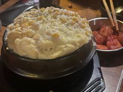 芝士玉米鸡蛋羹-包装马车·韩国料理·포장마차