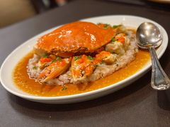 和乐蟹蒸手剁肉饼-广州文华东方酒店·江-由辉师傅主理