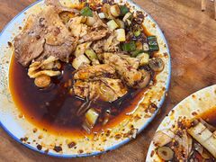 蒜泥白肉-温记府廟豆汤饭·始于1955年(海椒店)