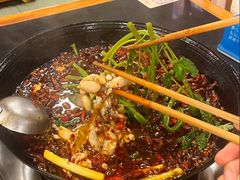 锅底里有粉儿-鸿顺老铁锅美蛙鱼府(解放碑店)