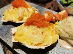芝士蟹肉焗扇贝-炙柒Sekinana·精致料理 烧鸟·铁板烧(海上世界店)