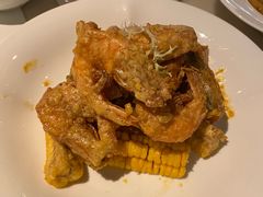 咸蛋黄南瓜甜玉米焗虾-港丽餐厅(高德置地店)