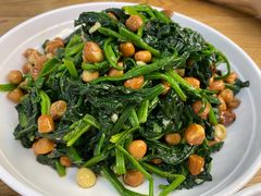陈醋菠菜花生米-渔家乐小海鲜(皇姑店)