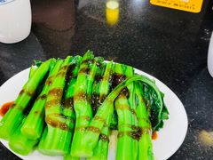 白灼蚝油碧绿鲜菜心-丽的面家(多宝路店)