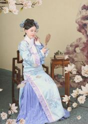 -后宫·古装汉服京剧儿童亲子全家福摄影