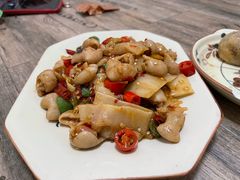 酸竹笋辣椒大肠-南雄雄州土菜餐厅(粤北大厦店)